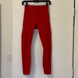 Lululemon Red Leggings